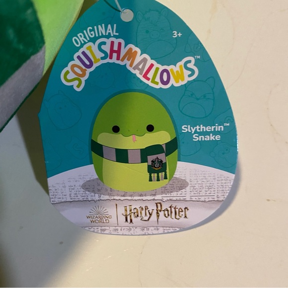 Squishmallows Harry Potter Slytherin Snake 8” high NWT - Picture 5 of 8